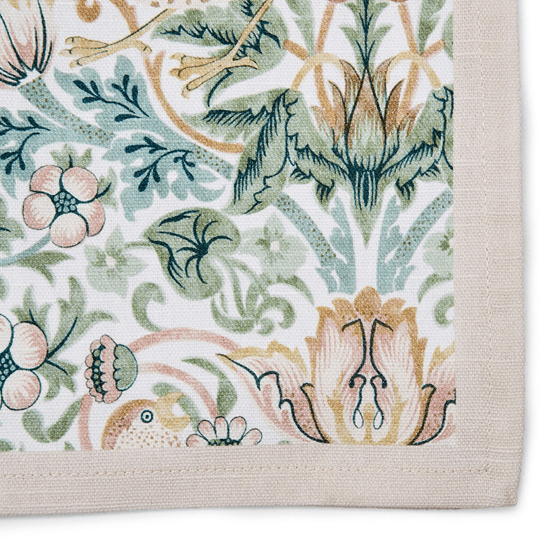 Morris & Co Table Runner, Strawberry Thief