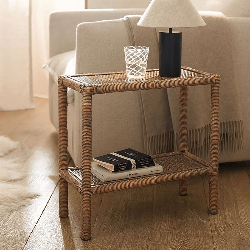 Cartmel Sofa Side Table, Natural