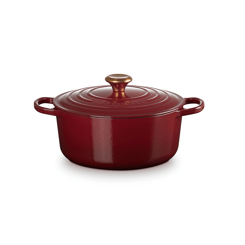 Signature Cast Iron Round Casserole