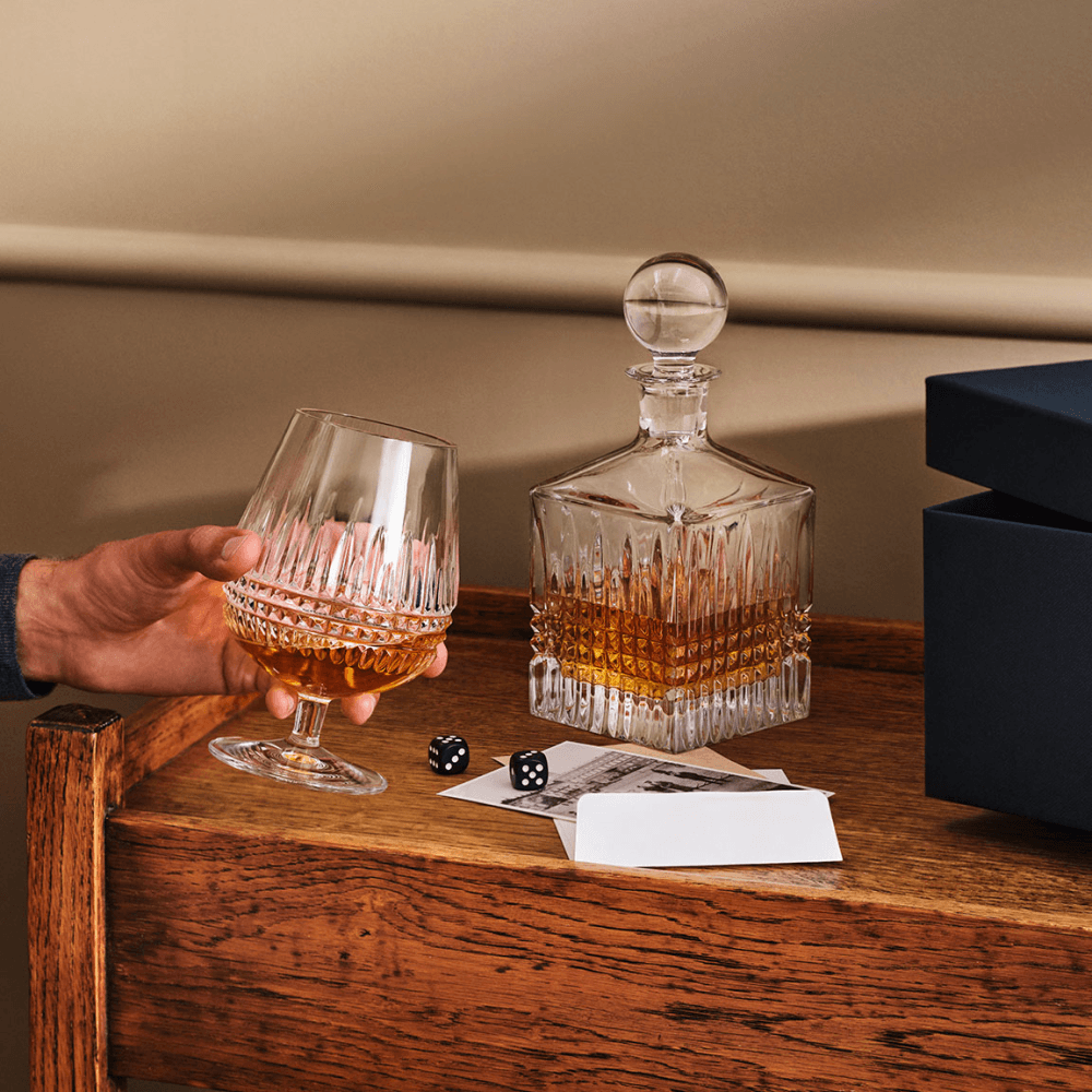 Lismore Diamond Decanter, Clear