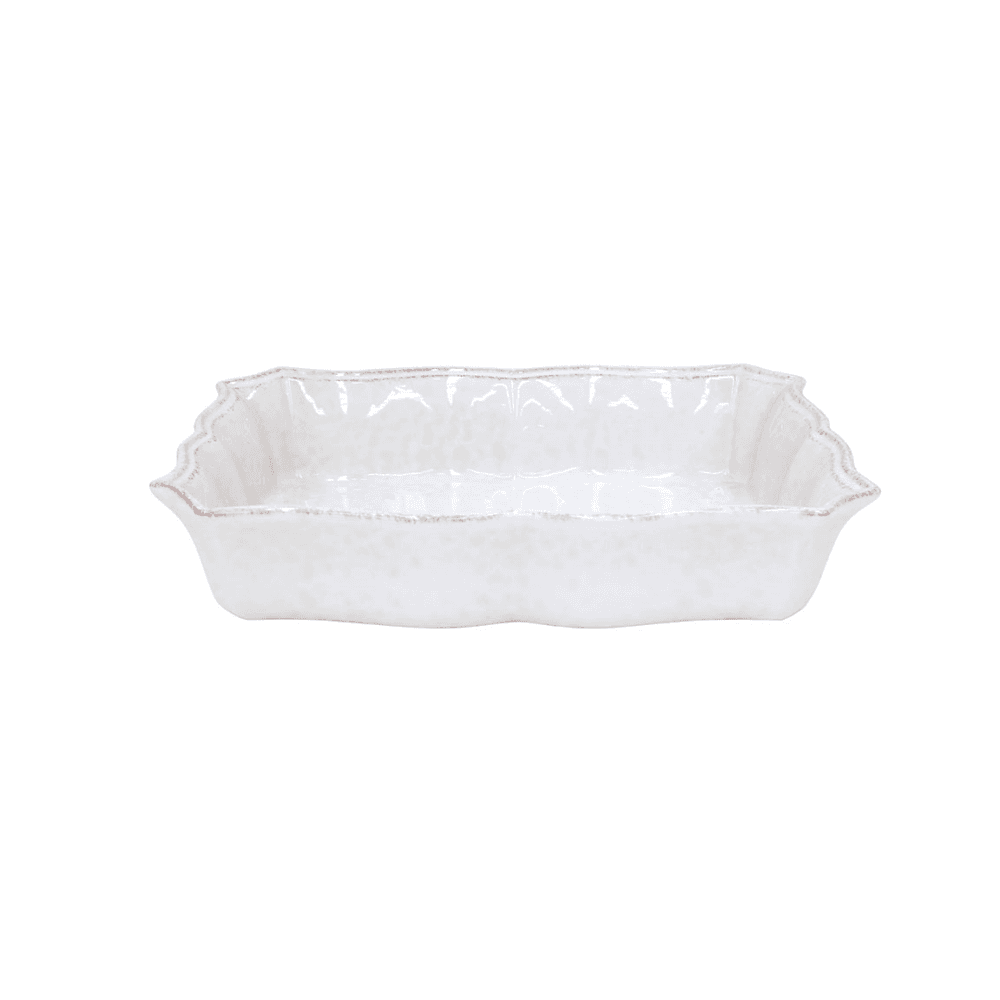 Impressions Large rectangular baker, White