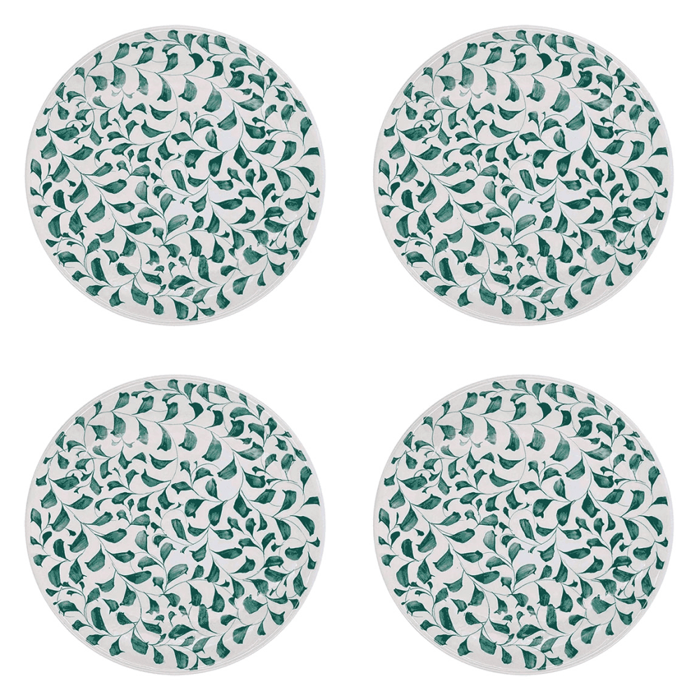 Scroll Set of 4 Dinner Plates