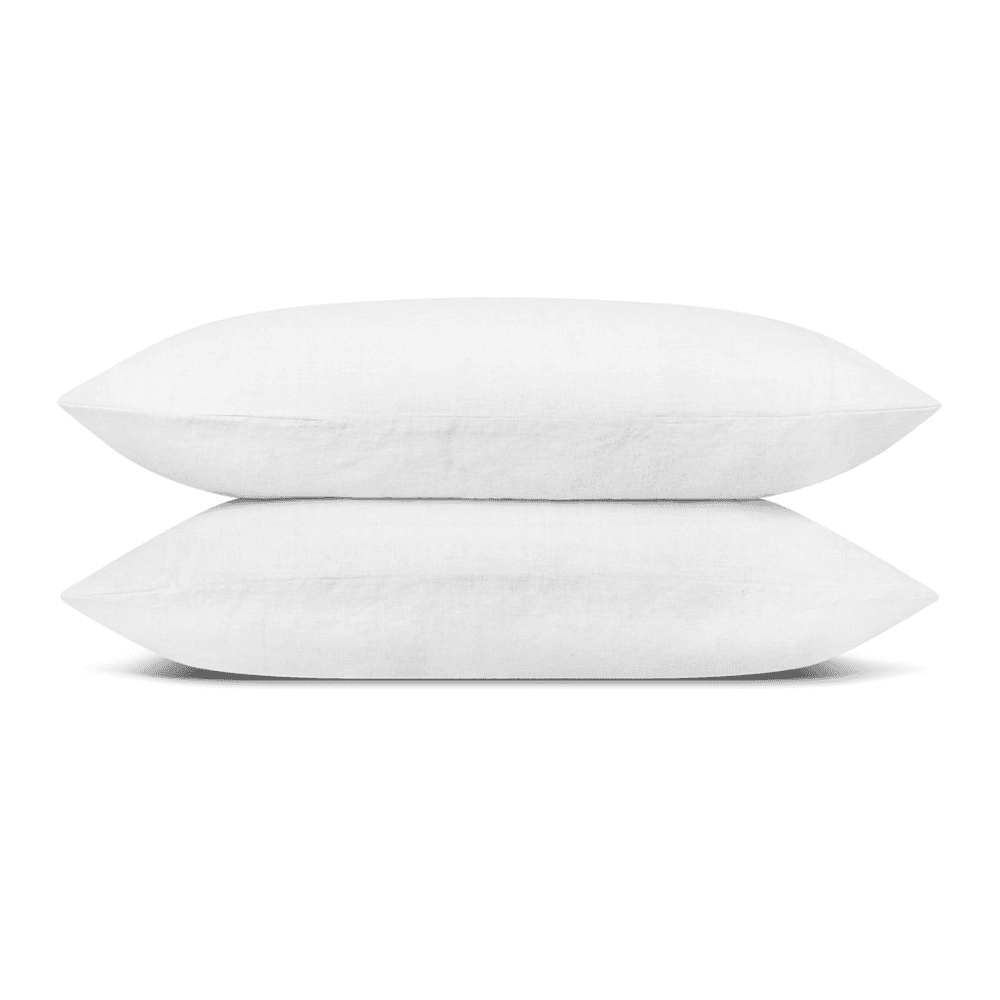 Cotton Linen Mix Pair of Pillowcases