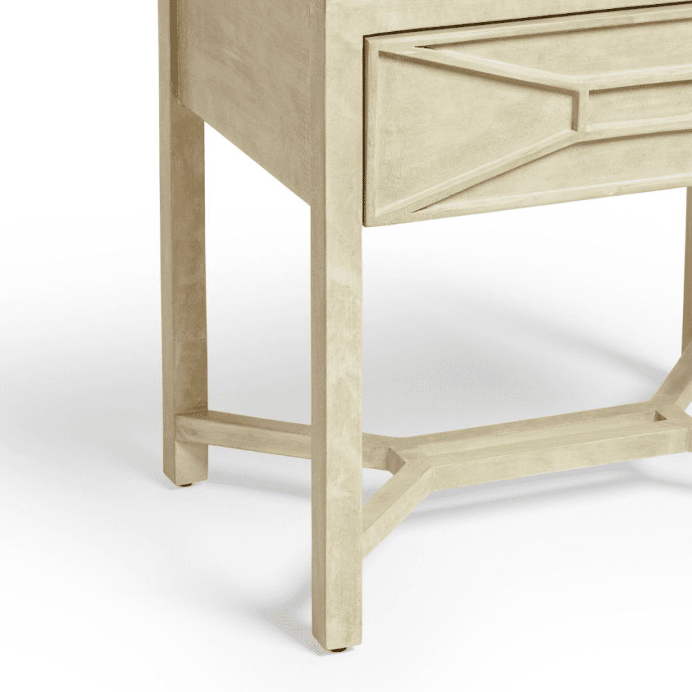 Hester Side Table, Vellum