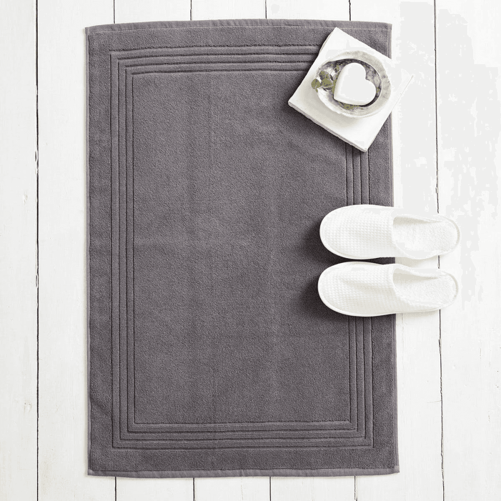 Egyptian Cotton Bath mat, Slate