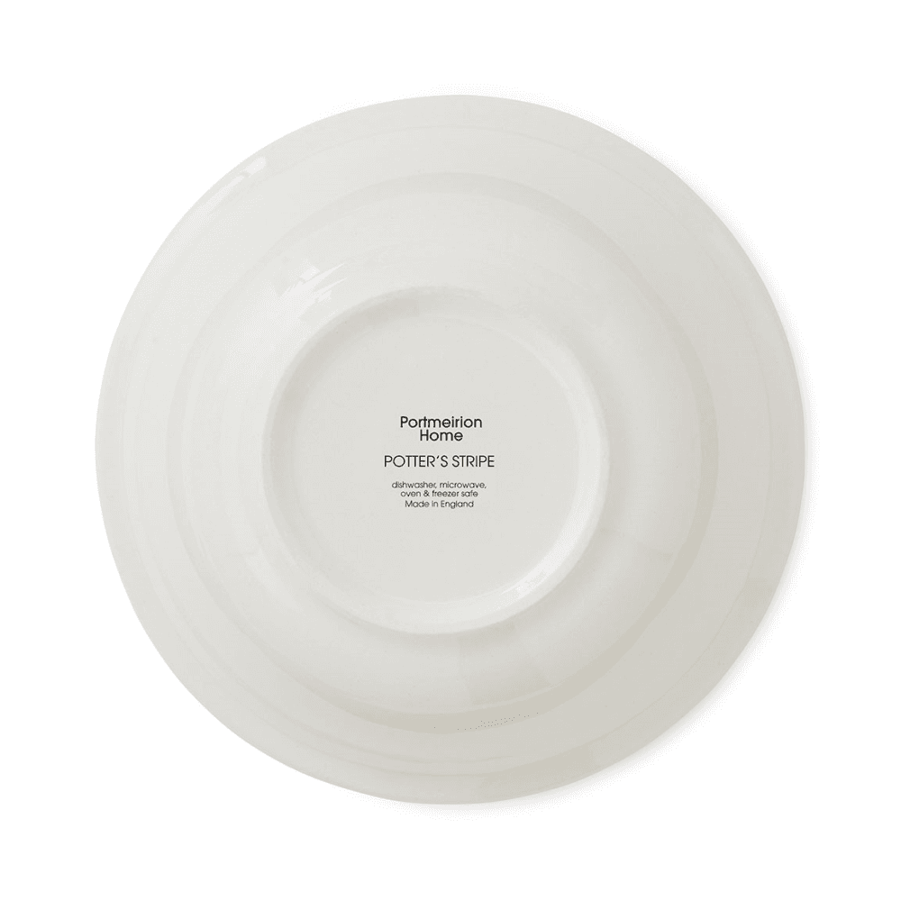 Potters Stripe Set of 4 Bowls, Black