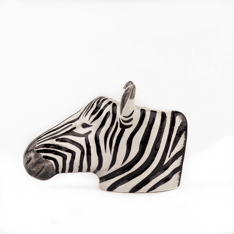 Zebra Egg Cup, Black & White
