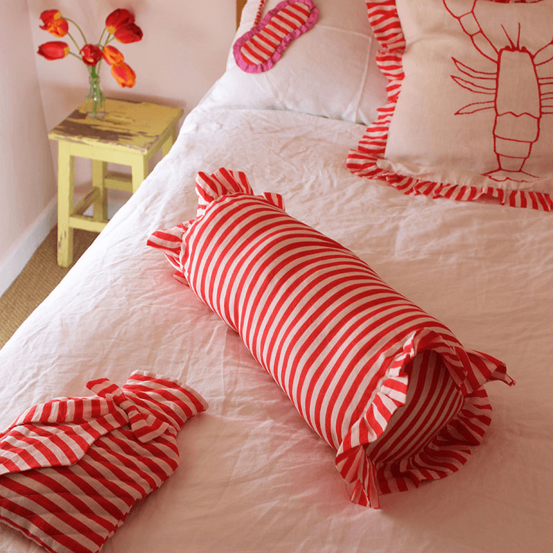 Stripe Bolster Cushion Cover