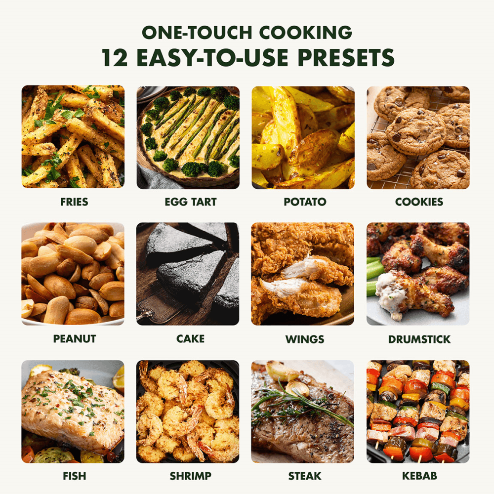 Silhouette XL Air Fryer, Pine Green