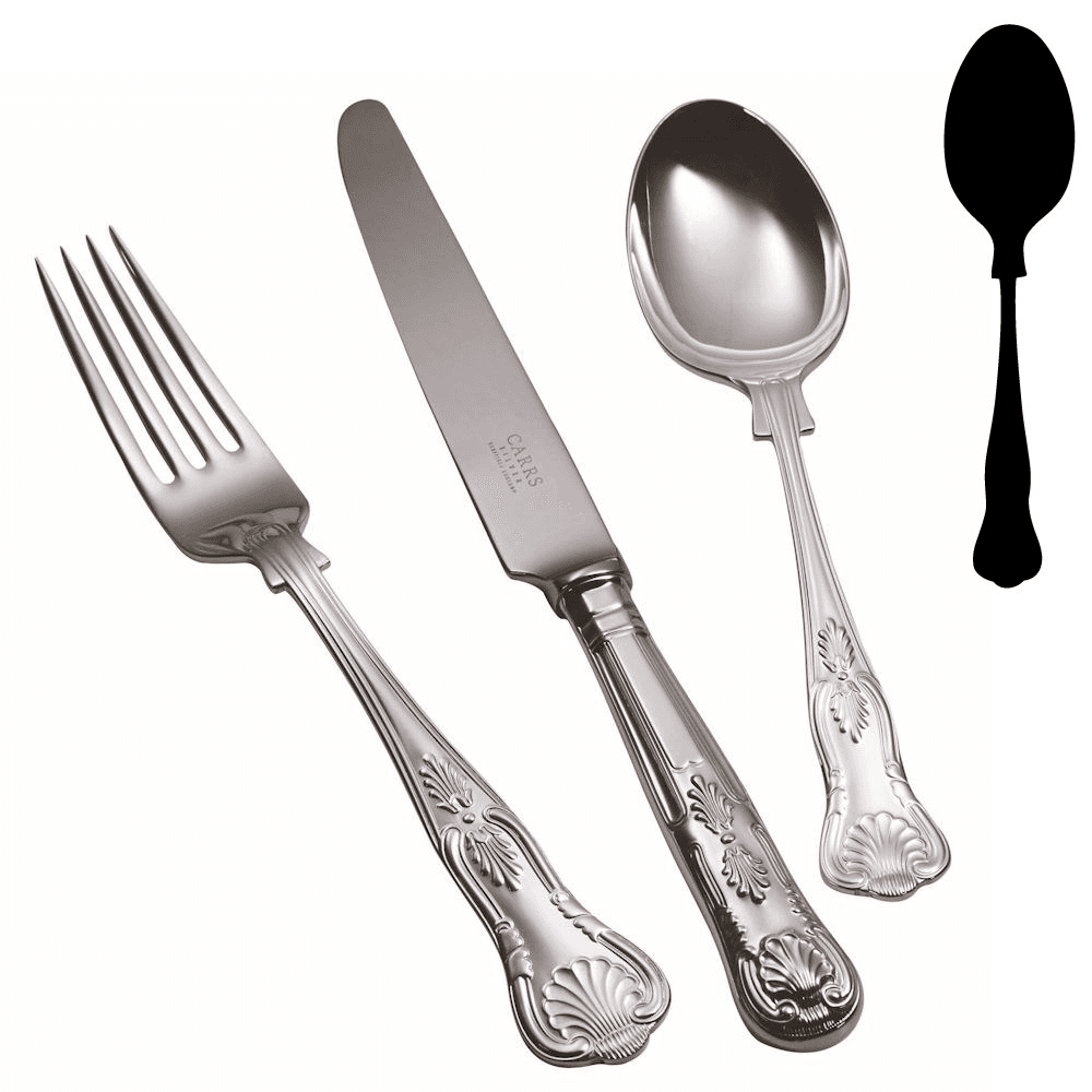 Kings Dessert Spoon, Silver Plate