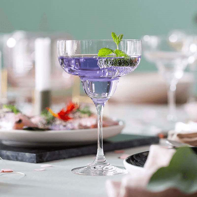 Purismo Set of 2 Martini Glasses, Clear