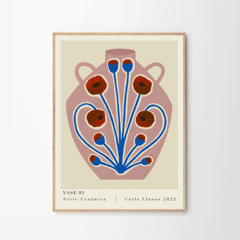 Carla Llanos Vase 05 Print