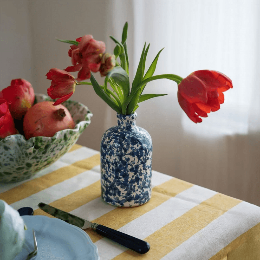 Italian Splatterware Oil Bottle