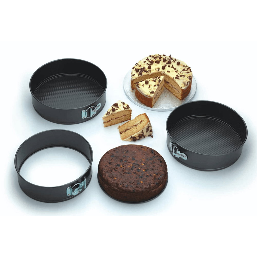 Springform Set of 3 Cake Tins, Non-Stick