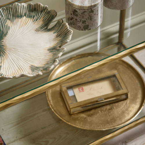 Image showing the Textured Frame Display Unit, Gold product.