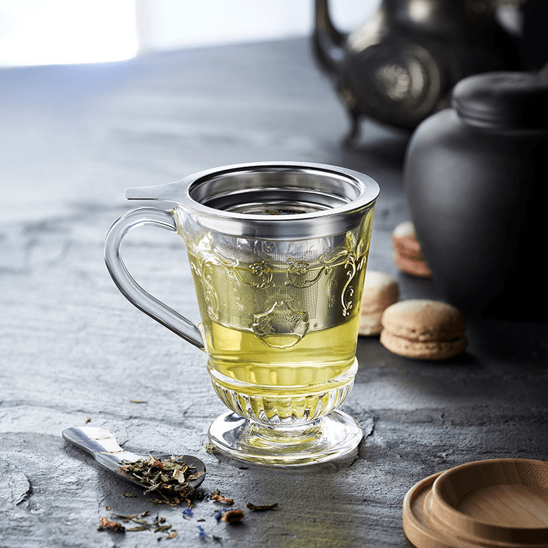 Versailles Infuser Mug, Clear