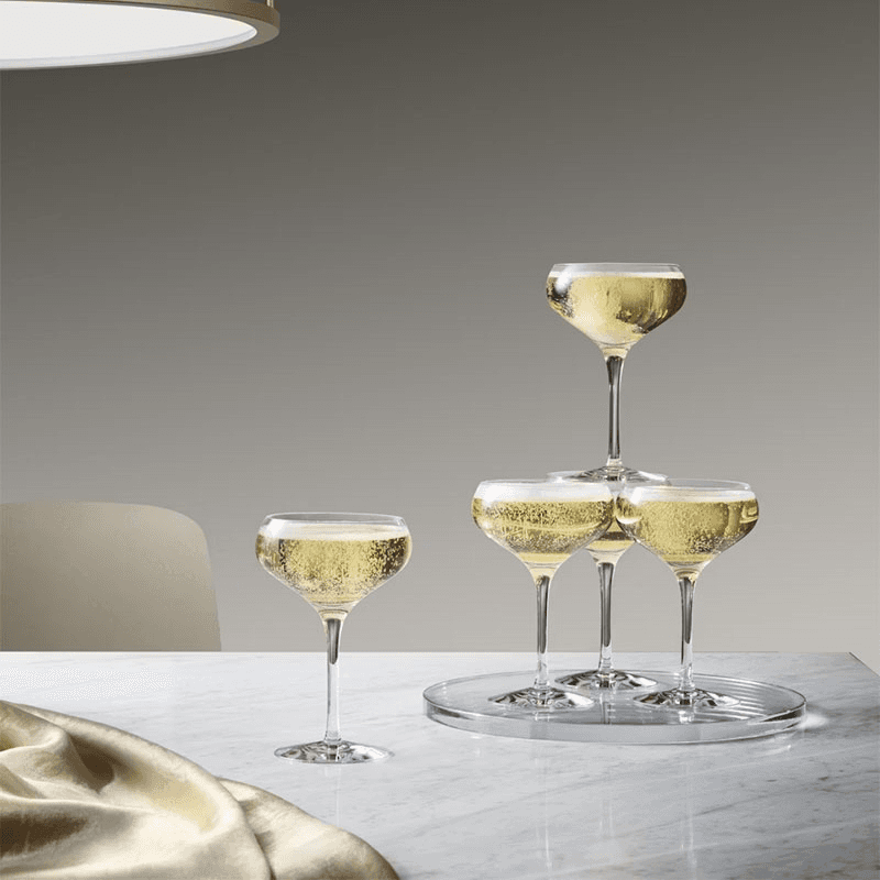 More Set of 2 Champagne Coupes