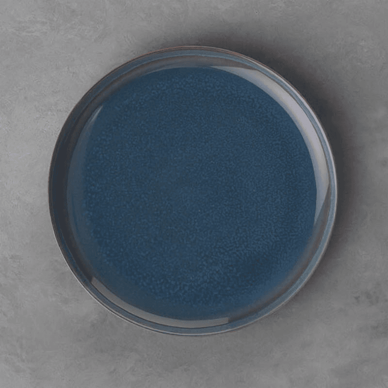 Crafted Denim Flat Plate, Blue