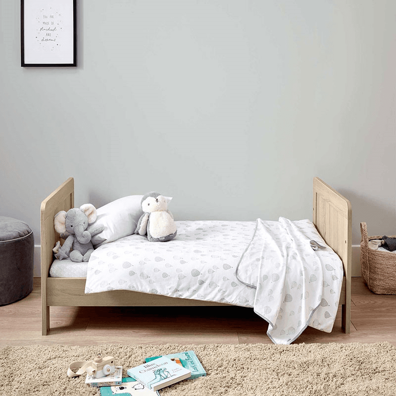 Atlas 2 Piece Nursery Furniture Set (excl. Mattress), Light Oak