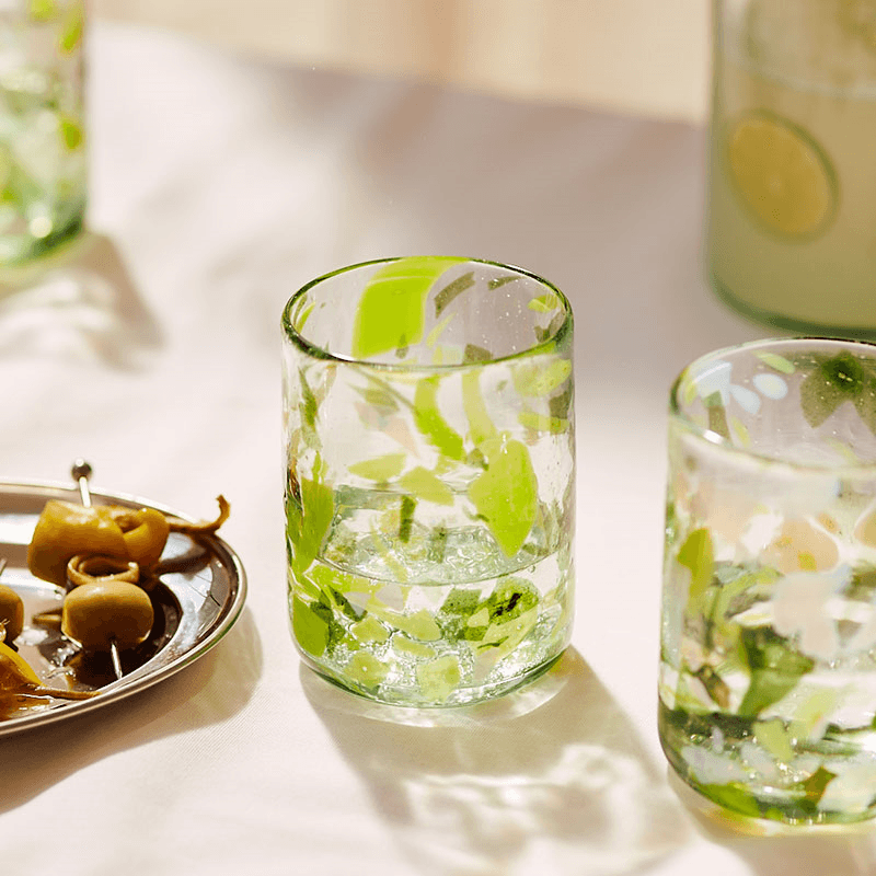 Jardin Set of 4 Tumblers, Green