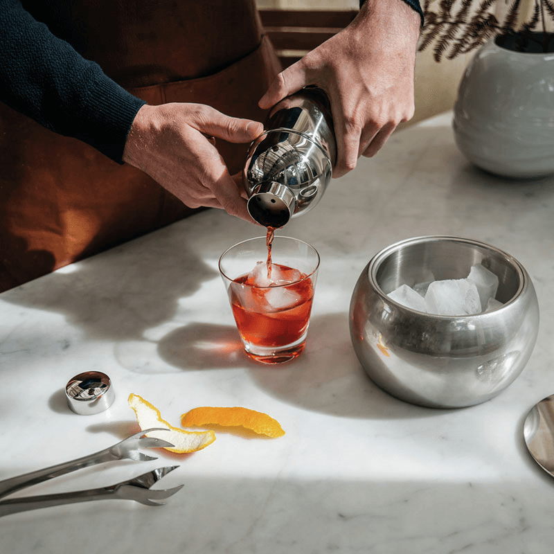 Sphera Insulated Ice Bucket, Silver Plated
