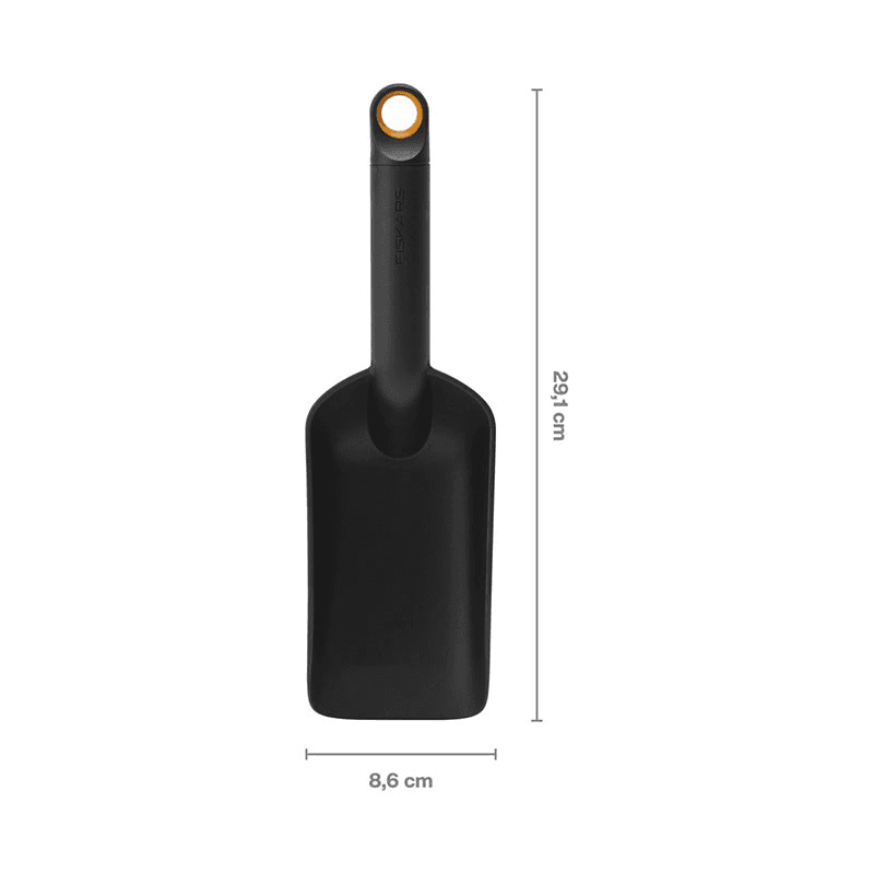 Urban Gardening Soil Scoop, Black