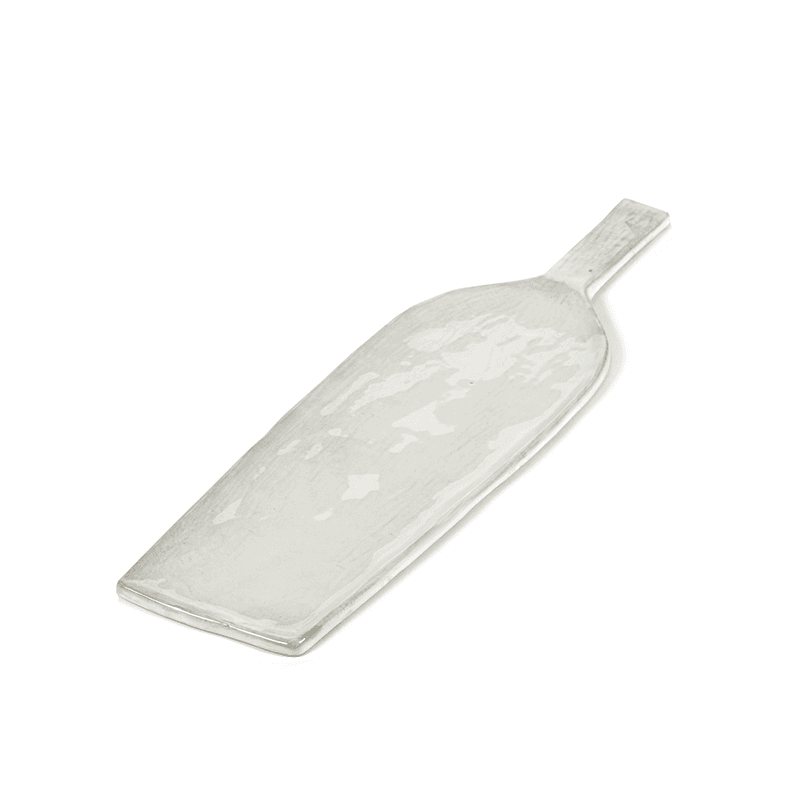 La Mère Set of 2 Serving Plates, Off White