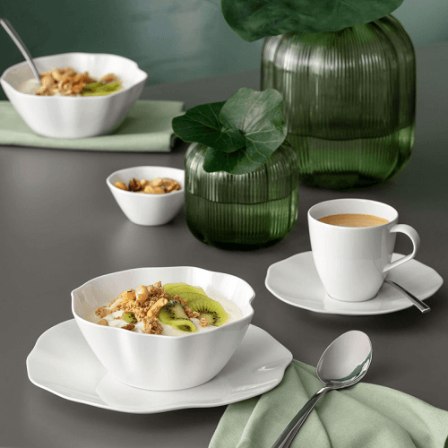 Image showing the Pura Cereal Bowl, White product.