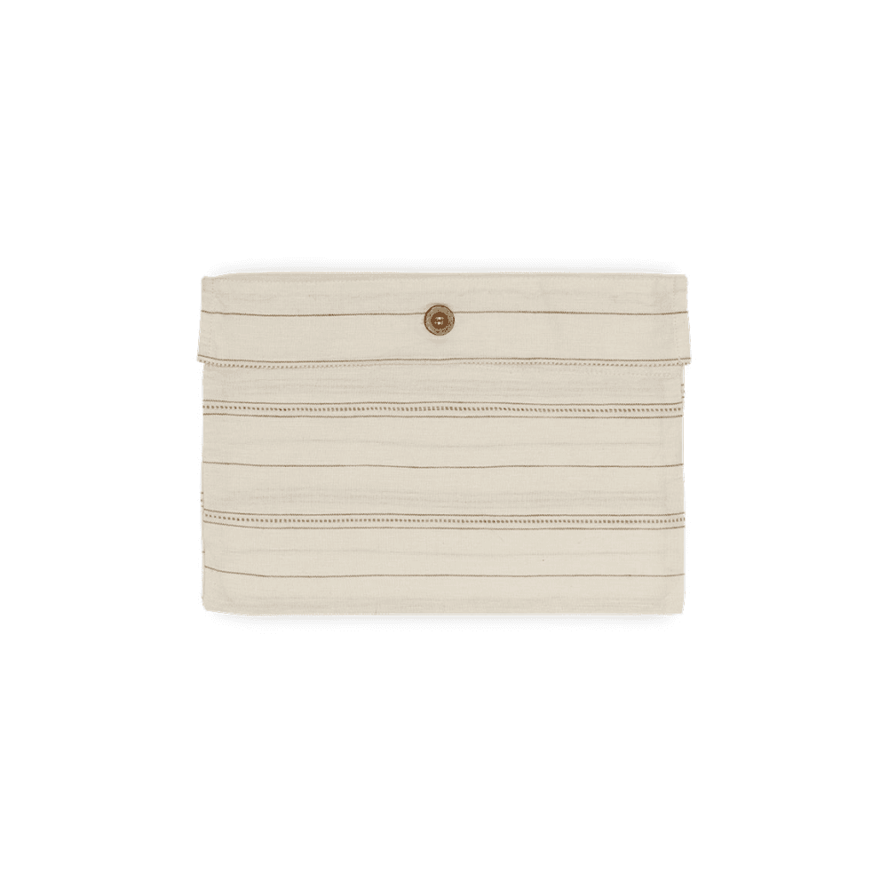 Anta Pair of Hemp & Cotton Pillowcases, Sage Green