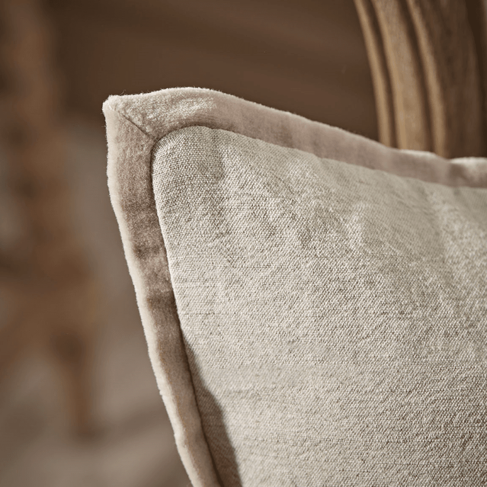 Velvet & Cotton Linen Cushion Cover