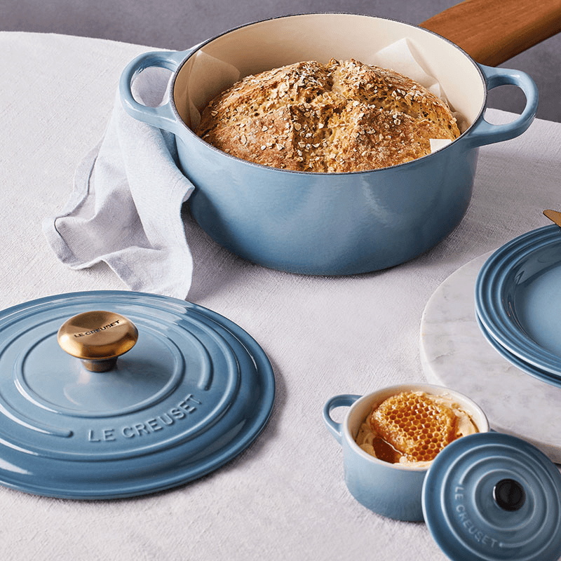 Signature Cast Iron Round Casserole