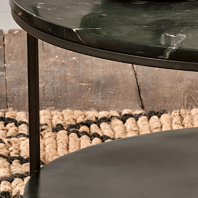 Karoko Marble Coffee Table, Black