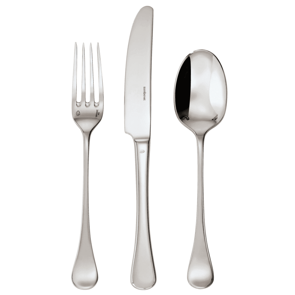 Queen Ann Dessert spoon, Stainless Steel