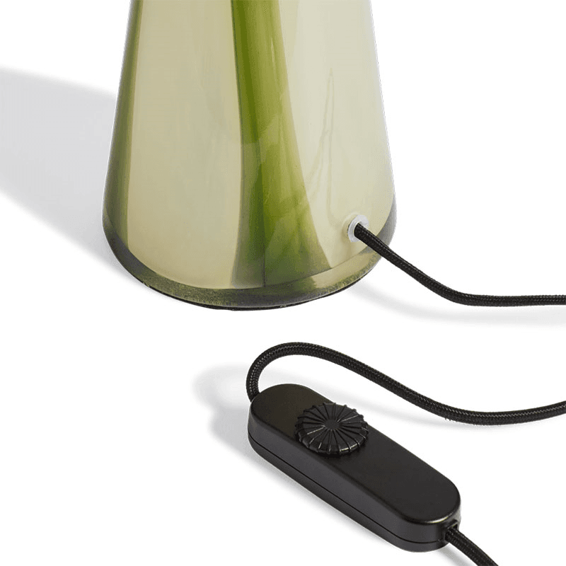 Eleanor Glass Table Lamp, Green