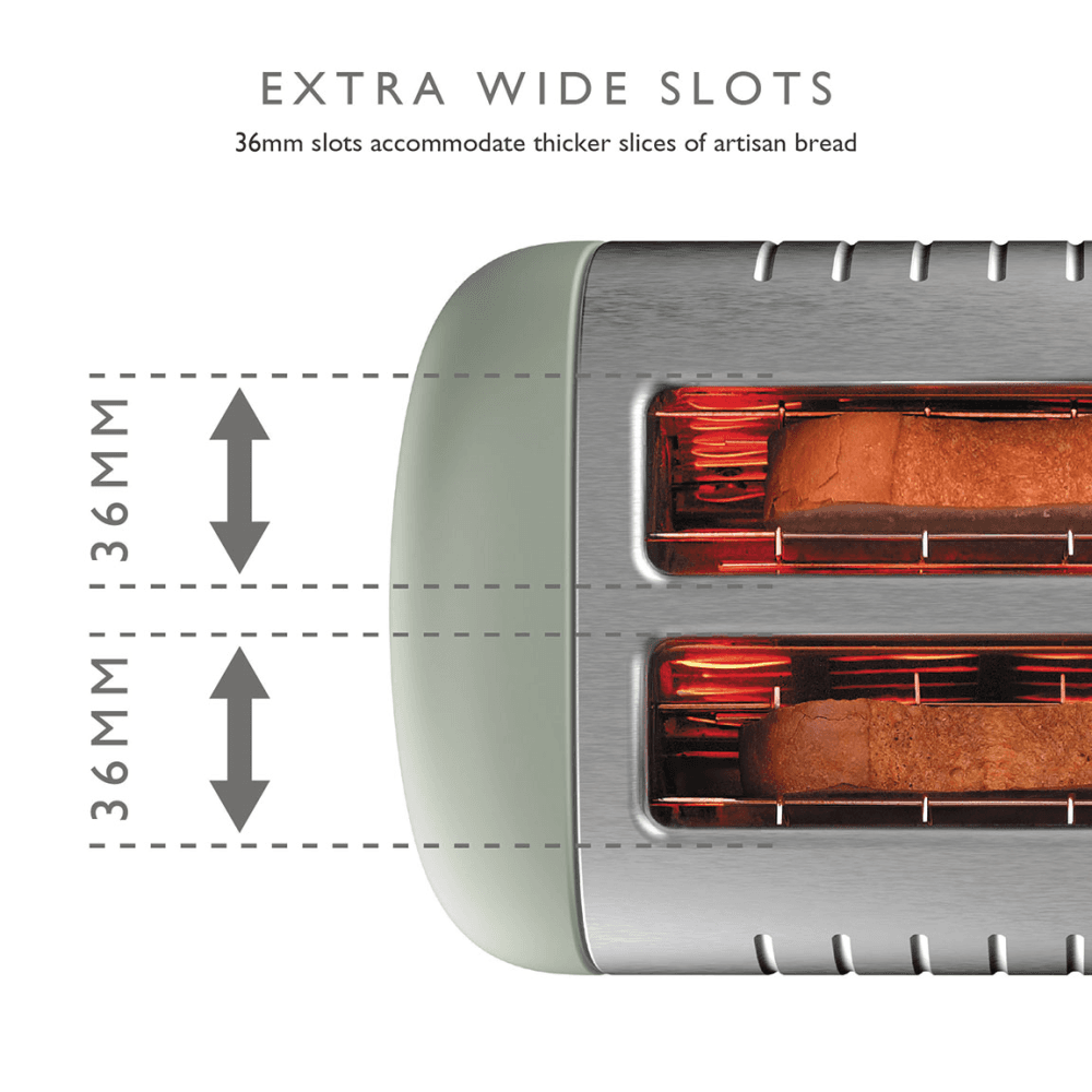 Lite 2 Slot Toaster, Sage