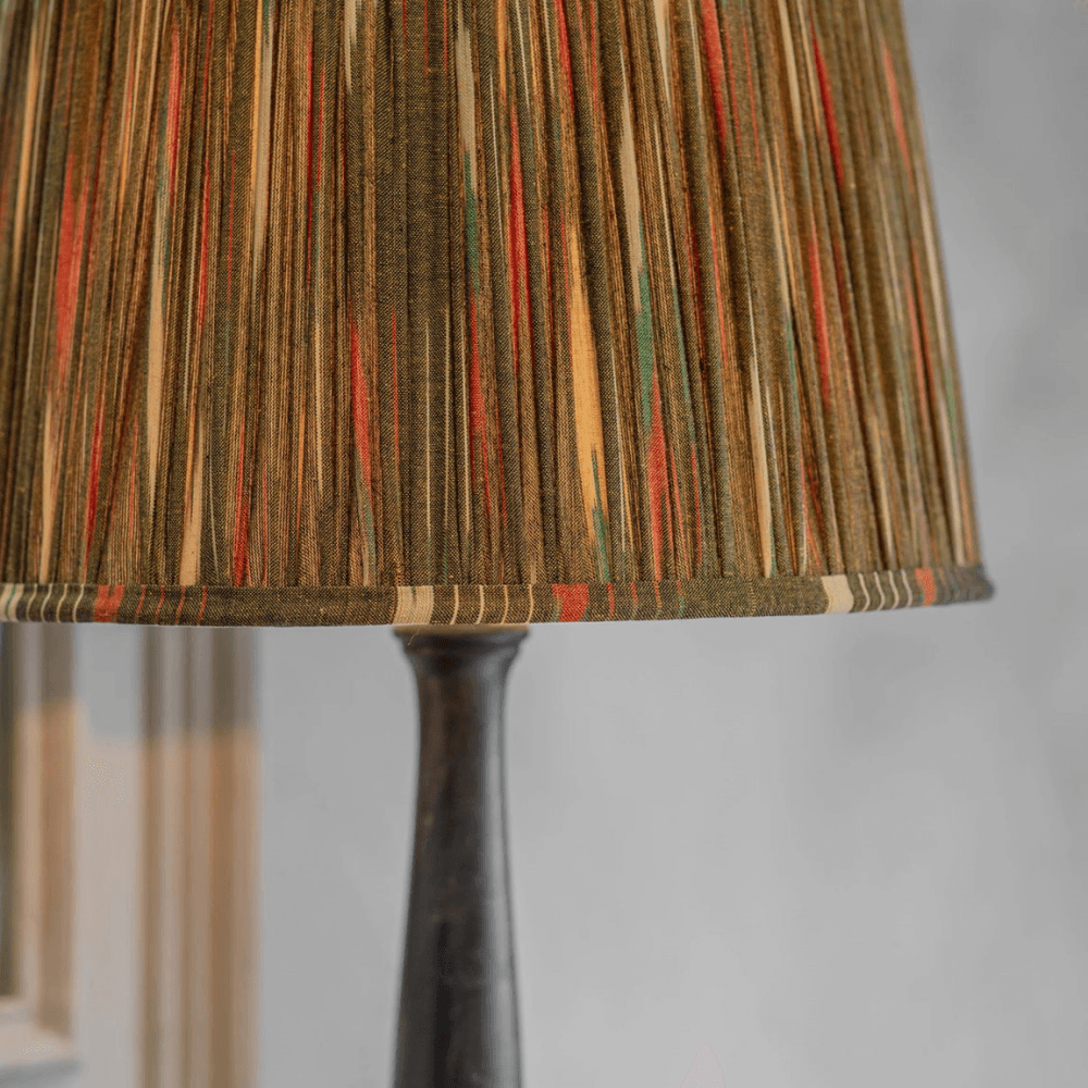 Kirdford Spindle Table Lamp, Brown