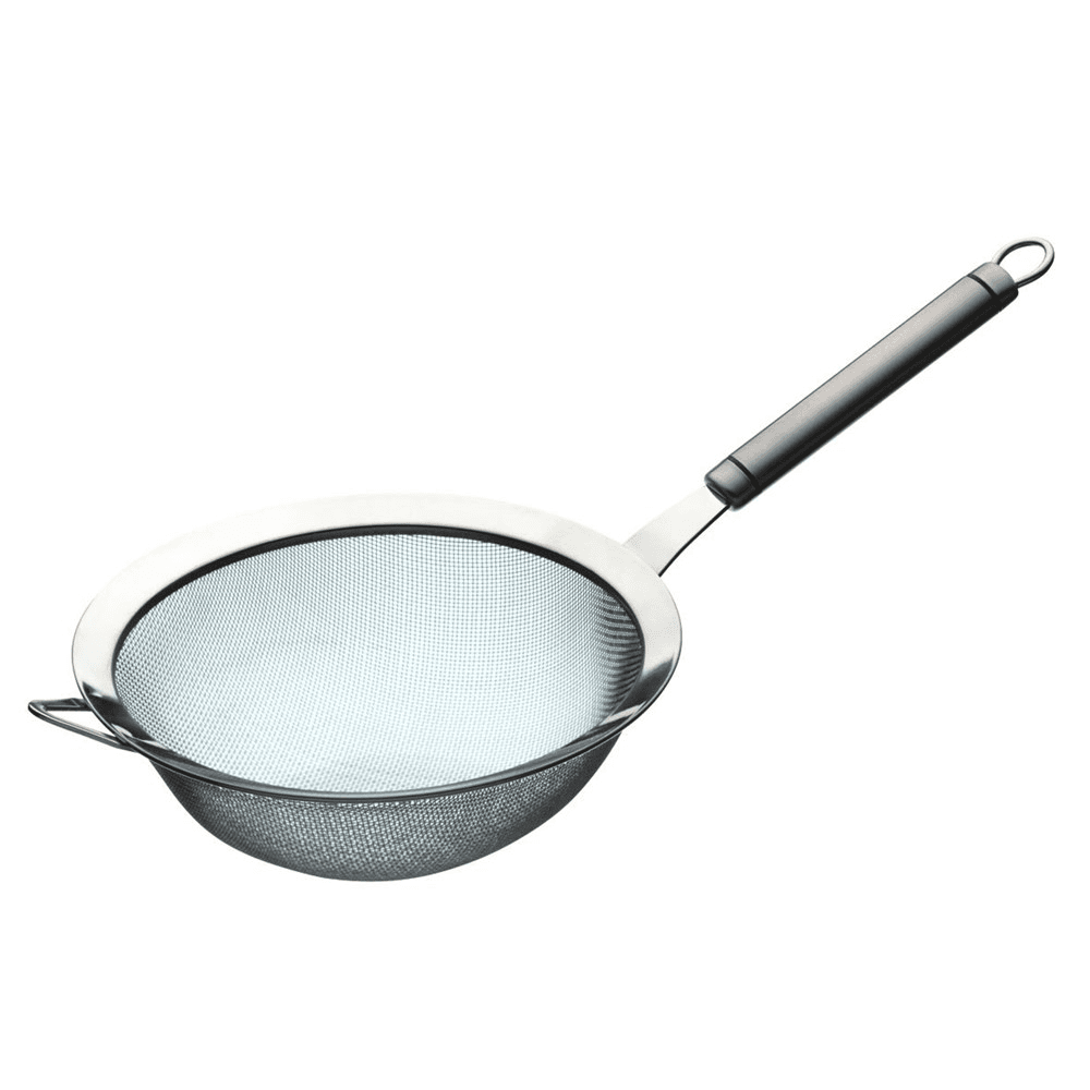 Oval Handled Strainer, stainless steel