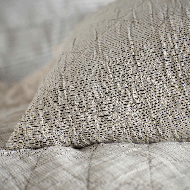 Stripe Cotton Quilted Throw