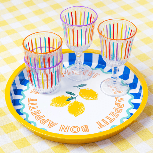 Image showing the Bon appetit Tin Tray, Lemon product.