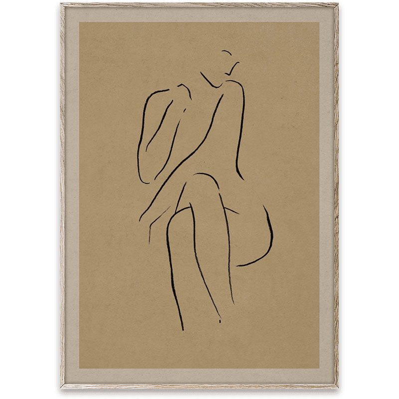 Grace I Framed Print, Beige