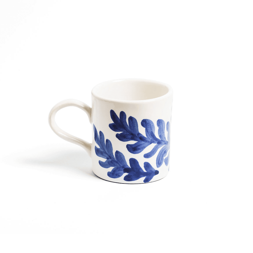 Leaf Mug, Blue