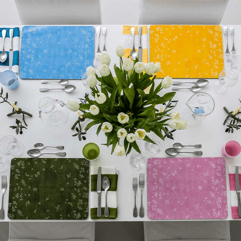 Falling Flower Rectangle Placemat