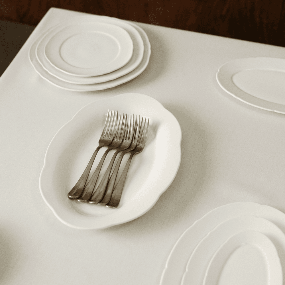 Silhouette by Sergio Herman Set of 2 High Oval Plates
