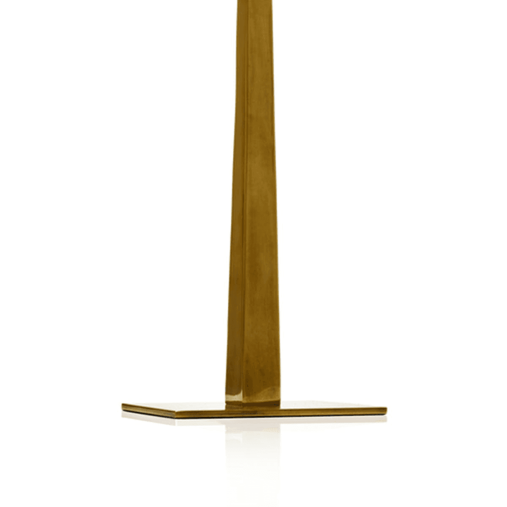 Trafalgar Floor Lamp Base, Antique Brass