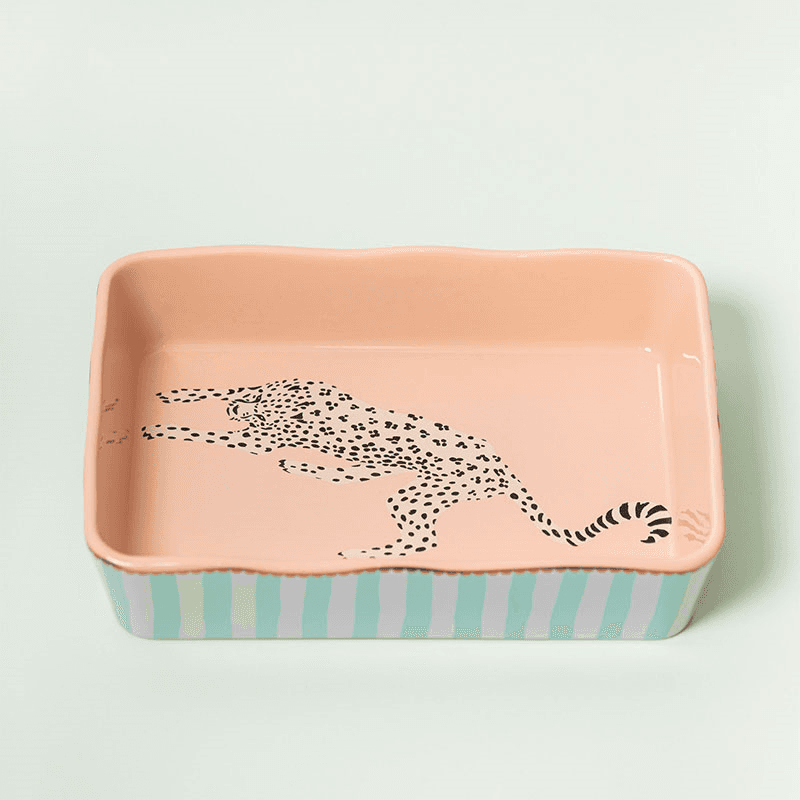 Cheetah Rectangular Roaster