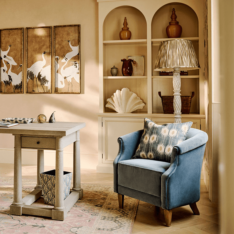 Balneus Chair, Air Force Blue