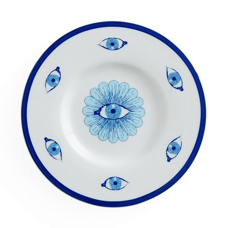 Druggist Saucer, Blue