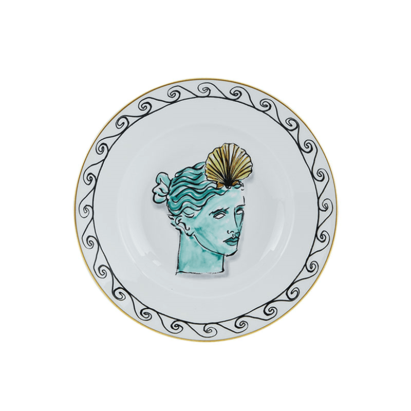 Il Viaggio Di Nettuno Soup Bowl, White