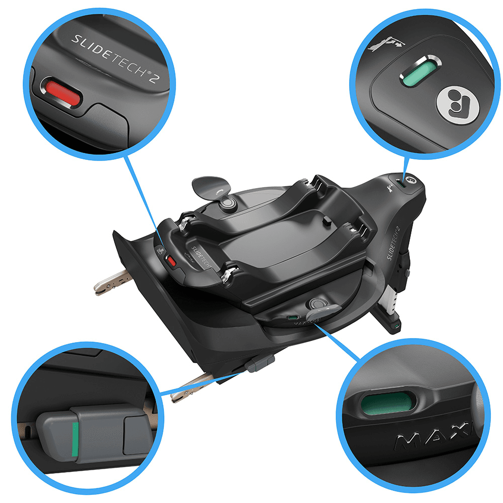 Familyfix Slide Pro ISOFIX Base, Black