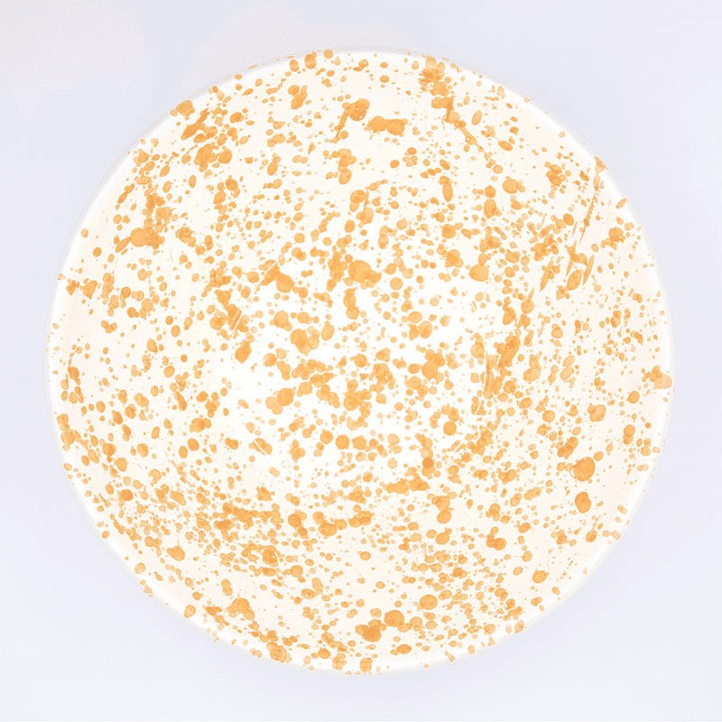 Splatter Salad Bowl, Burnt Orange